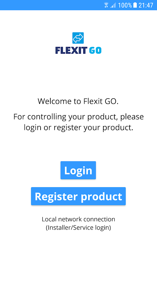 Mobiiliäpp Flexit GO