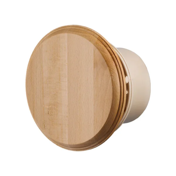 Ümara puitpaneeliga saunaventilaator MM-S 100v 04 | ø100mm