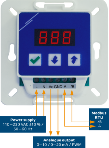 Ventilaatori kiiruseregulaator RDCV