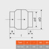 VOK150/120v HT  ventilaator +150°|ø120mm - Image 3