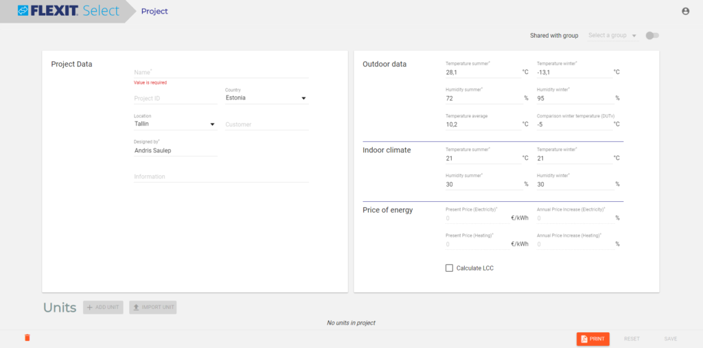 valikuprogramm Flexit Select